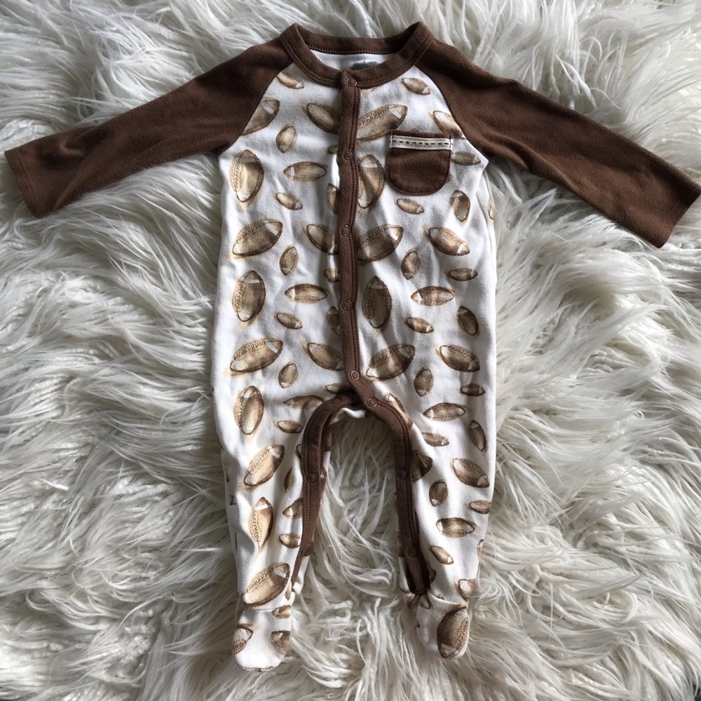 mud pie football pajamas